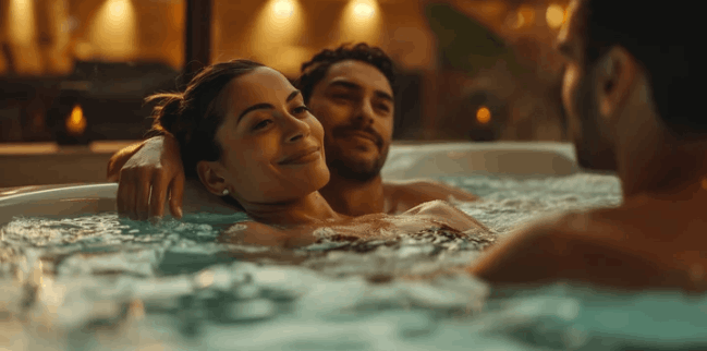 זוג קאקהולד מצרף גבר חתיך לאישתו ליום הולדת 40